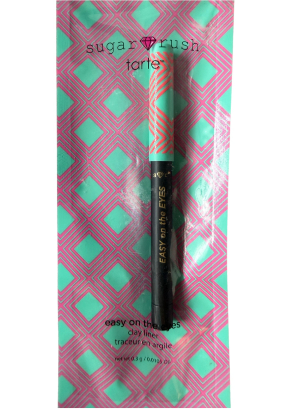 NWT Tarte Sugar Rush Easy on The Eyes Clay eyeliner in Black waterproof